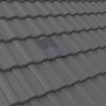 Manthorpe GTV-CS-GR Castellated Tile Vent Slate Grey