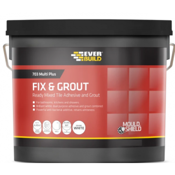 Sika 487075 703 Fix & Grout Tile Adhesive 1.5kg White (12)