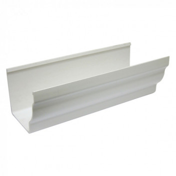 Floplast Niagara Ogee RGN4W Gutter 4m White