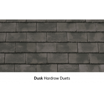 Forticrete Hardrow Slate Duet 254 x 229mm Eave Dusk