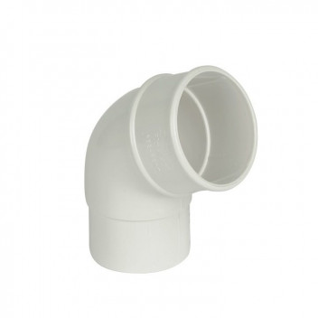 Floplast Rainwater RB2W 68mm Round 112D Offset Bend White