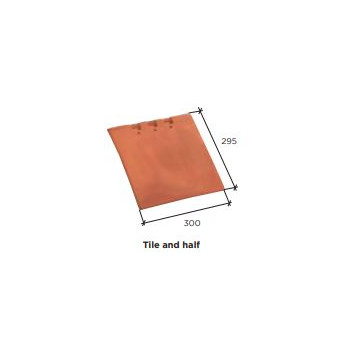 Clay & Slate 510.95BR 20in x 30in St Germer Tile & Half Burnt Red
