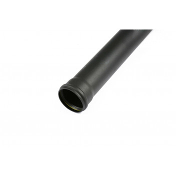 Brett Martin Cascade BS413CI 110mm Single Socket Pipe 2.5m Black