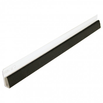 Floplast HJWB Hollow Soffit J Trim 5m Black Ash