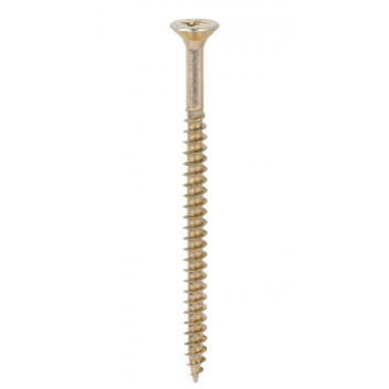 TIMco 60090SOLOC Solo Woodscrew CSK PZ3 No.12 x 3 1/2in ZYP (100)