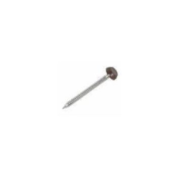 Fasten-It 50mm Plastic Top Nails BR4 Brown (100)