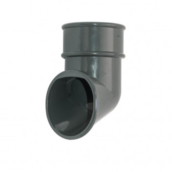 Floplast Rainwater RB3A 68mm Round Shoe Anthracite