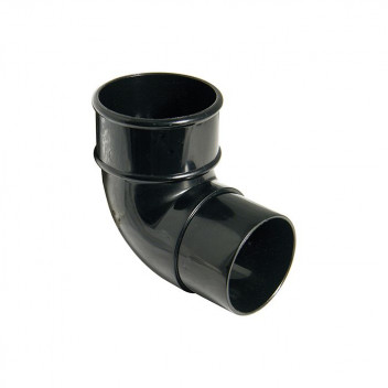 Floplast Rainwater RB1B 68mm Round 92D Offset Bend Black