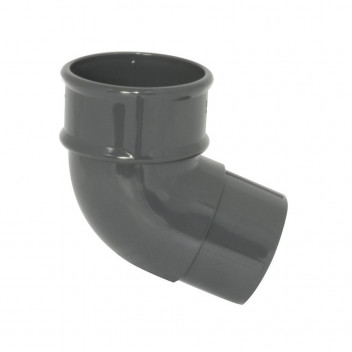 Floplast Rainwater RB2A 68mm Round 112D Offset Bend Anthracite