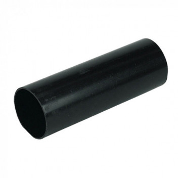 Floplast Rainwater RPH4B 80mm Round Downpipe 4m Black