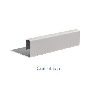 Etex 4032541 Cedral Click/Lap End Profile 3m C51 Silver Grey