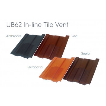 Ubbink 294784 MD UB62 Ubivent Tileline Grampian Anthracite