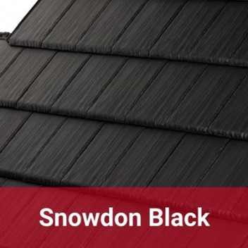 Lagan TBSNOWNATBLKTILE Snowdon Interlocking Clay Tile Black