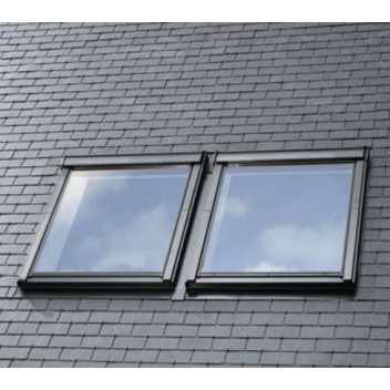 Velux EBL CK04 0021C Flashing to 8mm Twin Slate