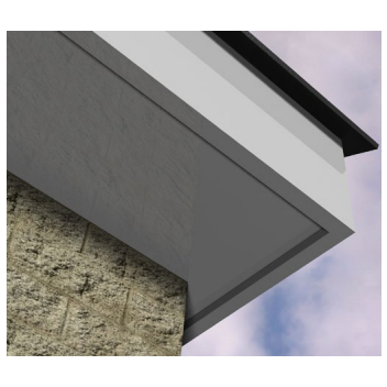 Alutec Evoke FF1180 180mm Soffit 3m Anthracite Grey