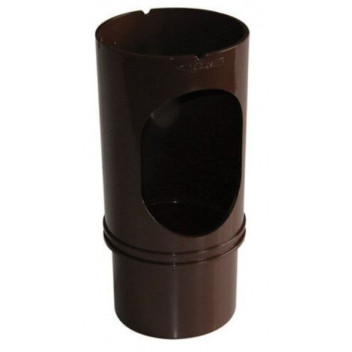 Floplast Rainwater RX1BR 68mm Round Access Pipe Brown