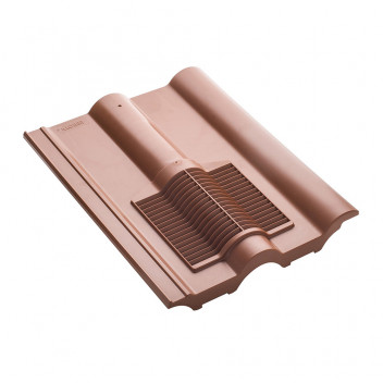 Klober KG9857 In Line Double Roman Tile Vent 0152 Terracotta