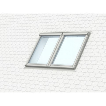 Velux EBL FK04 0021B Flashing to 8mm Twin Slate