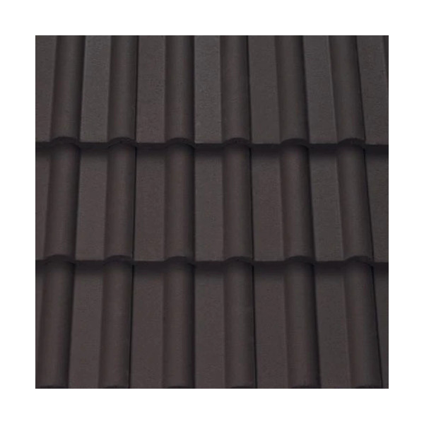 Sandtoft 2452020310 Concrete Double Roman Half Tile Brown