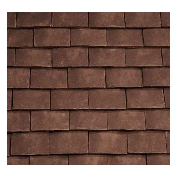 Sandtoft 2453241197 Clay Goxhill Plain Tile & Half Dark Chestnut