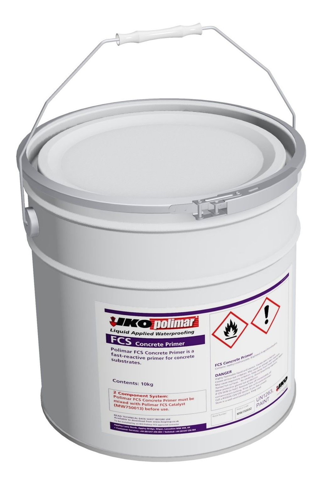 IKO MW750032 Polimar FCS Concrete Primer 10kg