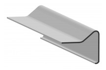 Scott Bader RT0033A0000 B300 180x110mm Raised Edge Trim 3m Mid Grey